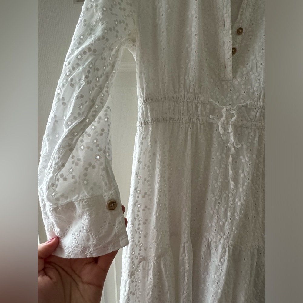 Zara Eyelet Maxi Dress - Picture 8 of 9